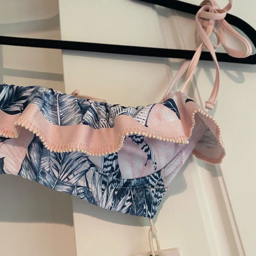 Agua by Agua Bendita Pink and Blue Bikini top - Picture 3 of 8